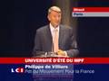 espace Pierre Cardin UDT MPF 2008 Philippe de Villiers