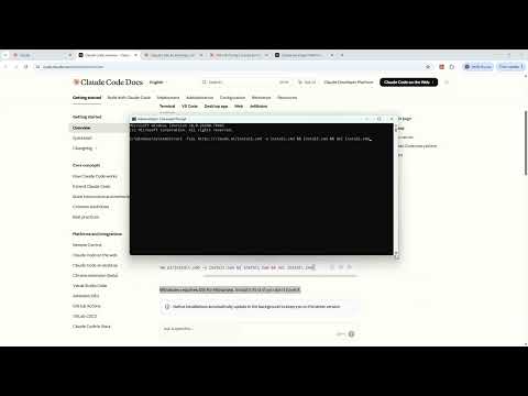 Claude Code Essentials - Install CLI Command Prompt Follow Along