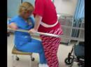 Lisa learing to walk again