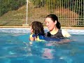 The first trial of underwater shooting with SANYO Xacti DMX-CA65. It was surprising that 23 months old daughter was thrashing.SANYO Xacti DMX-CA65で初めての水中撮影にトライ。23カ月の次女がバタ足をしていたのにビックリ。