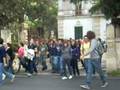 videos de Blocco del traffico degli studenti di Ecotekne contro la legge 133