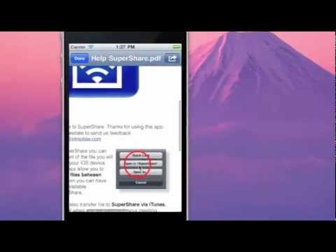 Comparte archivos por WiFi o Bluetooth en iPad y iPod con SuperShare 0 Comparte archivos por WiFi o Bluetooth en iPad y iPod con SuperShare