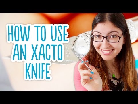 how to snap off exacto blade