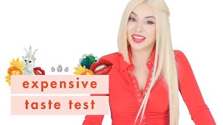 'The Motto' Singer Ava Max Tries to Guess Cheap vs. Expensive | Expensive Taste Test | Cosmopolitan by Cosmopolitan