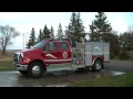This 2010 Darley fire truck is built on a Ford F650 chassis with a Cummins ISB 300 hp diesel engine coupled to an Allison EVS 3000 automatic transmission. They power a Darley LSMC 1000 gpm fire pump with a 120 cfm Darley AutoCAFS compressed air foam system. PolyBilt copolymer body with seven large compartments behind roll up doors. 750 gal water tank with 50 gallon Class A foam tank. Sells in US for $ $250000 and available in 6 months.