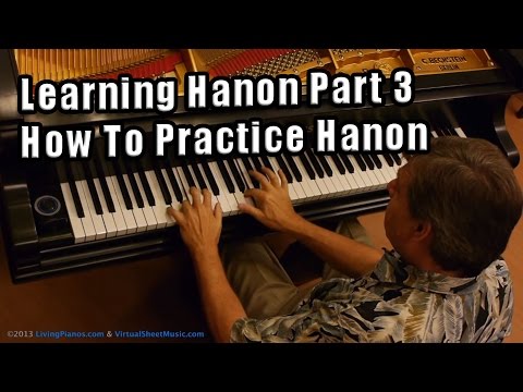 how to practice hanon