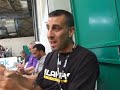Lakers Scout Adam Filippi at the Reebok Eurocamp in Treviso