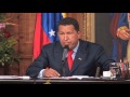 Venezuelan President Hugo Chavez speaks about the advantages of socialism over capitalism and explains why true democracy cannot exist under the latter. Noting that the American empire's practice of privatization, foreign intervention, and violence is not conducive to a humanistic society, Chavez instead offers that the healthiest government is one in which all of its citizens play a role in its construction and development.