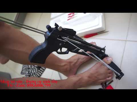 Review cách bắn và bỏ bi của nỏ săn mini M3-2 - Nỏ săn Việt Nam