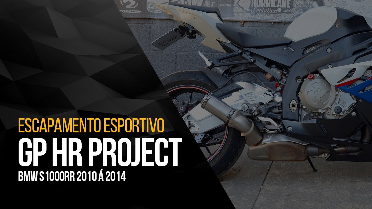 Capa do vídeo  Escapamento GP HR Project BMW S 1000 RR 2009 a 2014