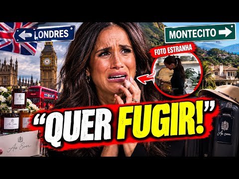 🔥 MEGHAN MARKLE QUER ESCAPAR DO REINO UNIDO E TENTA SALVAR SUA MARCA DO VEXAME