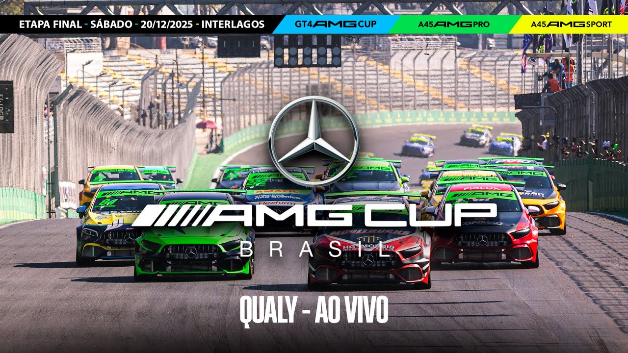 AMG CUP BRASIL | Corrida Qualy | Etapa Final - Interlagos (SP) | Ao Vivo