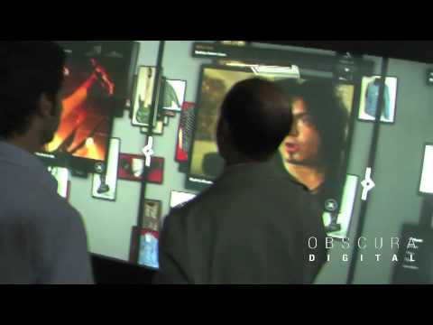 Hard Rock Cafe Multi-Touch, Multi-user wall, Las Vegas