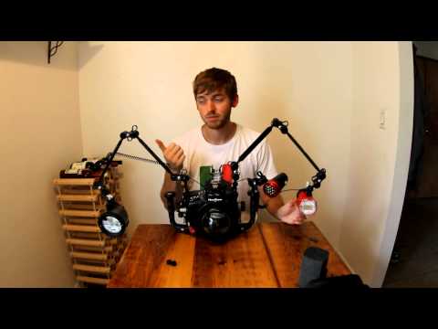 underwater photographer - This is the second part to using the NA-7D underwater. I discuss strobe positions, distance to subject and backscatter. I also discuss the Sola 600 focus lig...
