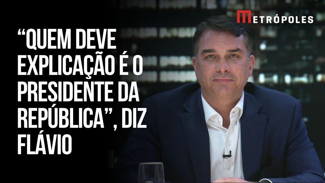 Relação com Vorcaro foi privada e PT é quem deve explicar, diz Flávio Bolsonaro ao Canal Livre