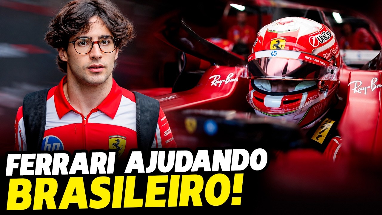 CÂMARA NA PISTA! FERRARI LIBERA CARRO PARA BRASILEIRO SE PREPARAR PARA TESTE DA HAAS | FÓRMULA 1