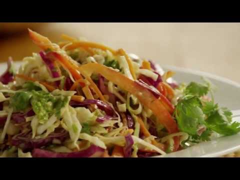 Salad - Get the 5-star recipe for Asian Coleslaw at http://allrecipes.com/recipe/asian-coleslaw/detail.aspx The secret to this deliciously different coleslaw? It's a...