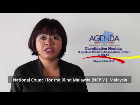 Image of the video: Muhamad Nadhir: National Council for the Blind, Malaysia NCBM