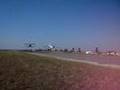 Piper Arrow CS-DBK & Pitts Flyby
