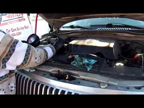 Glen Cove, NY Oil Change Process on as 2003 Mercury Mountaineer 9 of 9.