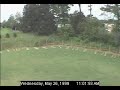 Building the fence in my yard.