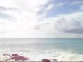 Air France flight landing at SXM