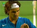 federer vs safin 05 AO semifinal set 1