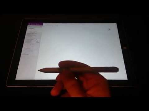 how to use the surface pro 3 pen