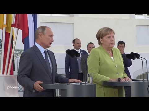 Treffen der Kanzlerin mit dem russischen Prsidenten  ...