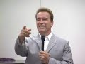 california governor arnold schwarzenegger speaks at csulb