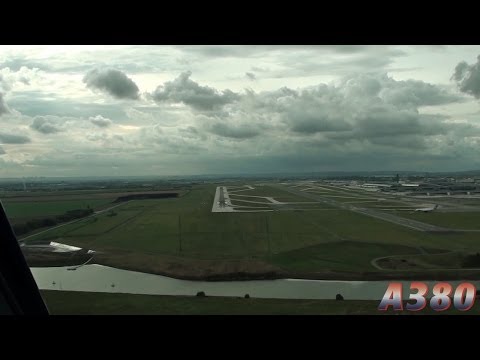 PilotCAM A380 into Paris CDG 26L