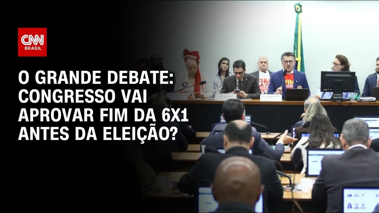 Fim da escala 6x1: Congresso vai aprovar projeto antes da eleição? | O GRANDE DEBATE