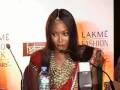 Supermodel Naomi Campbell dazzles in an Indian Saree