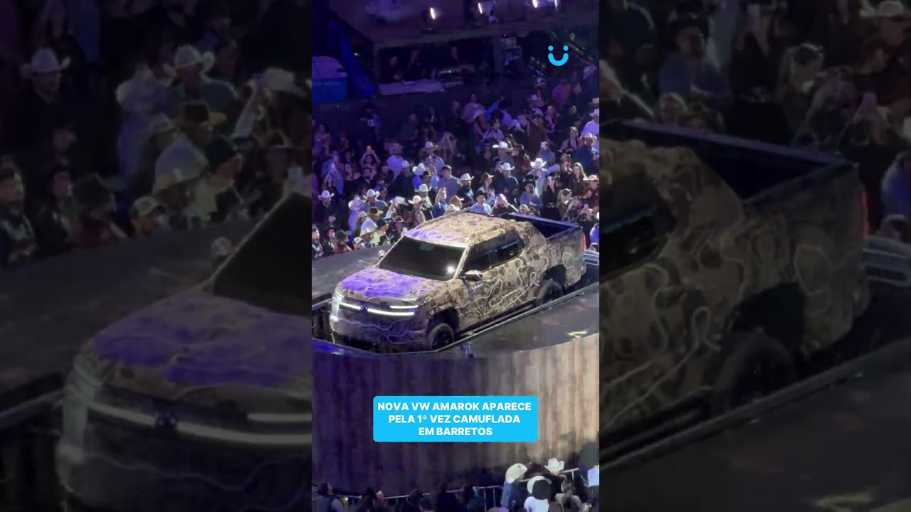 NOVA VW AMAROK APARECE PELA 1ª VEZ CAMUFLADA EM BARRETOS