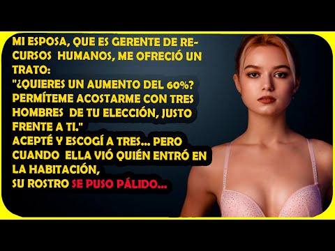 Mi esposa, la jefa de recursos humanos, dijo que si quiero un aumento del 60%..