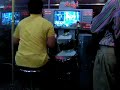 Drum Machine Video Game Player in Korean Arcade