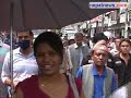 Protest by Maoist victims
