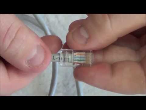 how to remove ethernet cable head