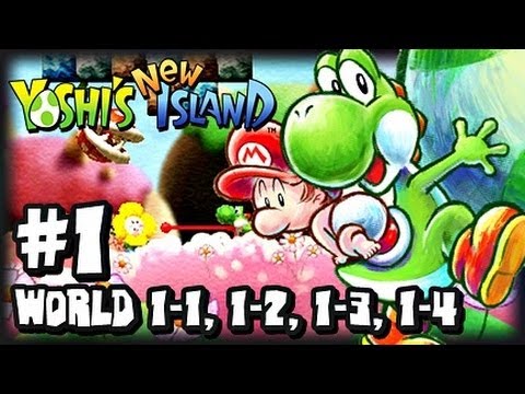 Yoshi's New Island 3DS (1080p) - Part 1 - World 1 (1/2) w/Giveaway