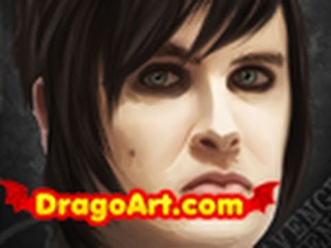 how to draw avenged sevenfold logo