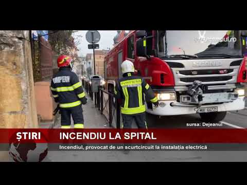 Incendiu, în Spitalul CF din Cluj-Napoca