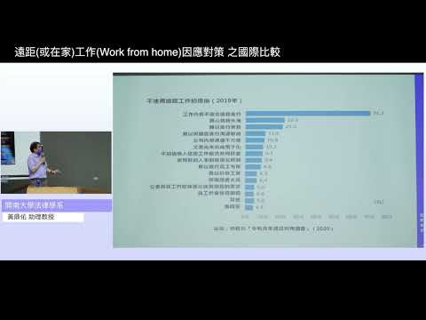 【7/23場次 主題二：遠距(或在家)工作因應對策之國際比較】