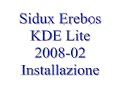Sidux Erebos KDE Lite - Installazione
