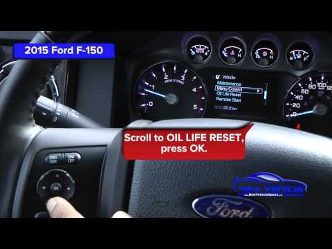 how to reset oil change light on f150