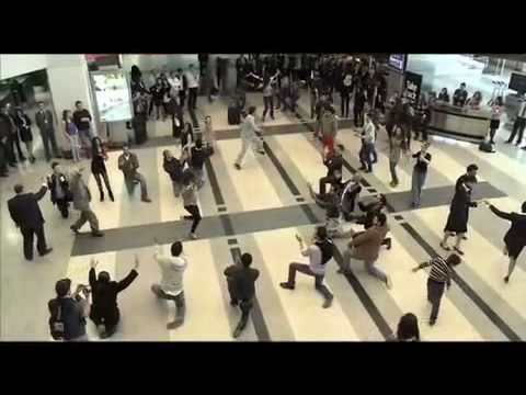 Beirut Duty Free Rocks Airport With Dabke Dance