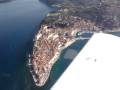 Flying over Piran