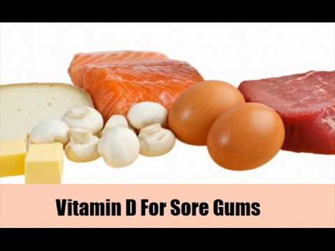 how to cure sore gums