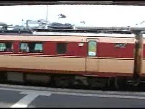 JR城崎温泉駅に停車中の特急北近畿