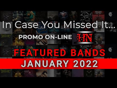Featured Bands on PROMO ON-LINE #January2022 #incaseyoumissedit #Metal #Electronic #Experimental