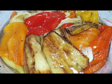 ВКУСНЕЕ НИЧЕГО НЕ ЕЛА 💯 Готовлю каждую неделю и НИКАК НЕ НАДОЕСТ 💥 МАРИНОВАННЫЙ ПЕРЕЦ С БАКЛАЖАНАМИ